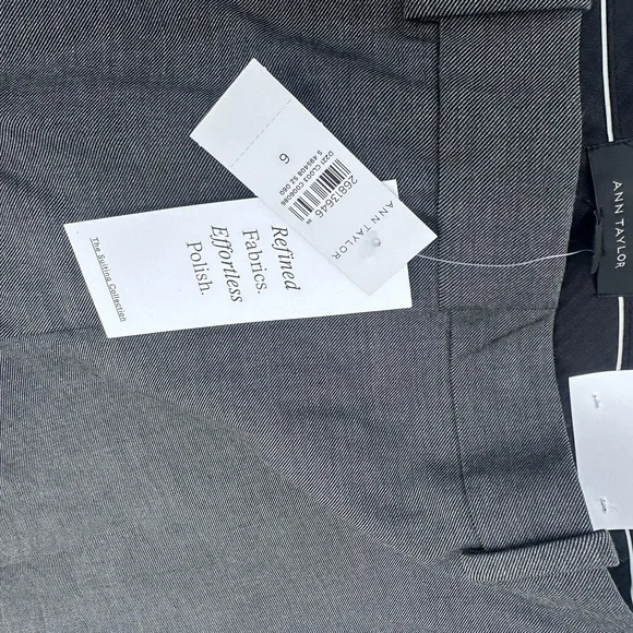 Ann Taylor Charcoal Trousers - Picture 2 of 9